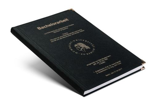 Hardcover Leinen Hardcover Leinenbuch schwarz mit Lasergravur