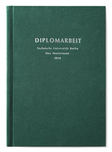 Hardcover Leinen Hardcover Leinenbuch grün