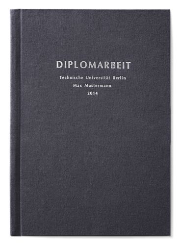 Hardcover Leinen Hardcover Leinenbuch grau