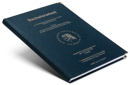 Hardcover Leinen Hardcover Leinenbuch blau mit Lasergravur